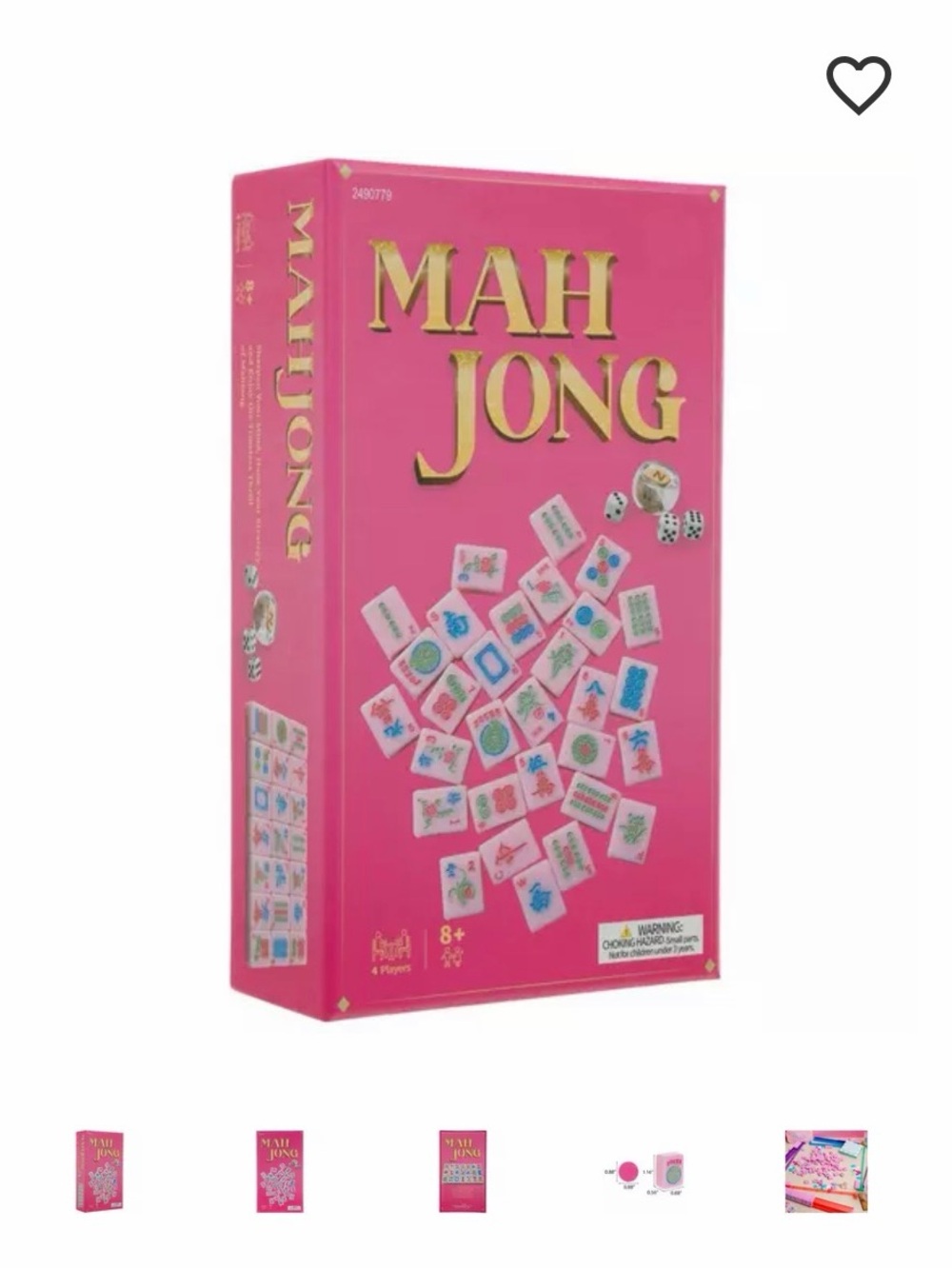 Viral Pink Mahjong Tile from Hobby Lobby